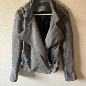 Vici biker moto women’s jacket grey 100% cotton S